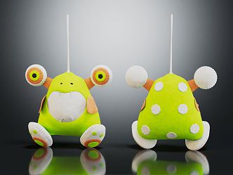 modern toy plush toy 3d model