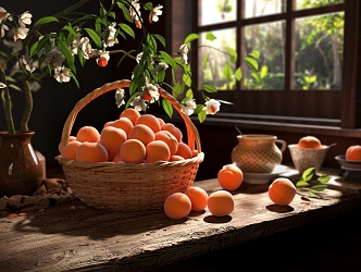 Apricot morning light 3d model