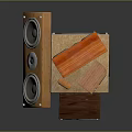 Wooden Speakers With Various Styles And Sizes For Electronic Appliance