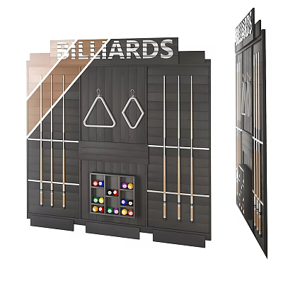 Modern Billiards 3d model