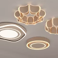 Modern Ceiling Lights with Unique Geometric Shapes and Warm Illumination for Contemporary Interior