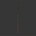 Modern Decorative Vertical Multi Panel Partition With Green Red Textured Surface
