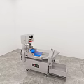 Electric Meat Slicer With Stainless Steel Body Control Panel And Collection Tray