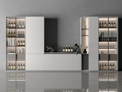 Cabinet Wine Cabinet 3d model