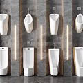 Modern urinal 3d model