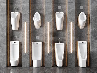 Modern urinal 3d model