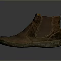 Stylish Brown Leather Ankle Boots With Orange Lining And Distressed Design