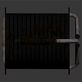 Black Cable Reel With Metal Stand And Portable Handle For Industrial Use