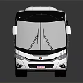 modern bus metro bus city bus minibus 3d model