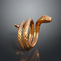 snake cobra venomous snake python reptile cold-blooded animal reptile 3d model