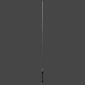 Medieval Sword With Wooden Hilt And Metal Blade Featuring Crossguard Design