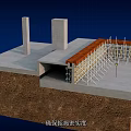 Construction Process of Binding Bottom Steel Bars in Foundation Structure