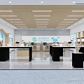 China Mobile 5G Digital Store With Modern Interior And Product Display Counters