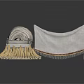 Decorative Household Items With Woven Shell Folding Table Canvas Awning And Banana Bunch