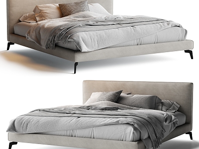 Meridiani double bed model