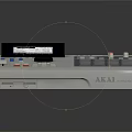 Modern Console Submarine Cabin Operating Cabin 3d model