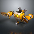 Robot Robot Assistant Small Robot Robot Butler Robot Butler Figure Game Figure 3d model