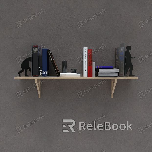 Modern Wall Shelf Storage Rack model