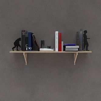 Modern Wall Shelf Storage Rack 3d model