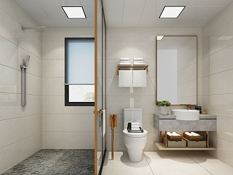 Modern toilet 3d model