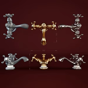 American faucet switch sink faucet 3d model
