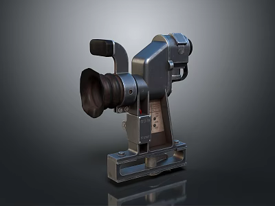 Modern Computer Hardware Accessory With Metal Lens And Bracket Structure Design 3d model