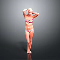 Fashionable Colorful Printed Women's Bikini Swimwear For Summer Beach Wear