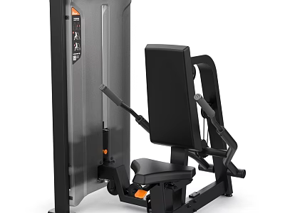 Professional Strength Training Fitness Equipment With Seated Ergonomic Seat And Digital Control Panel 3d model