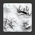 Scenic Snow Covered Mountain Landscape Featuring Rugged Peaks And Natural Texture
