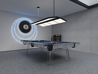 Modern Billiards Room Home Billiards Room 3d model