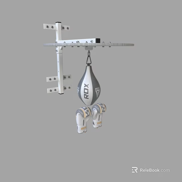 Hanging Speed Bag For Boxing Training And Fitness Workout Equipment 3d model 