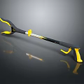Yellow And Black Long Handle Medical Clamp Instrument For Surgical Operations