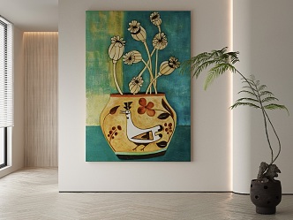 Quiet decorative painting 3d model