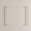 Elegant Gypsum Molding Design For Interior Wall With Decorative Frames