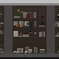 Modern Minimalist Full Wall Bookcase With Led Light For Book Storage And Home Decor