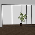 glass sliding door sliding door glass folding sliding door 3d model