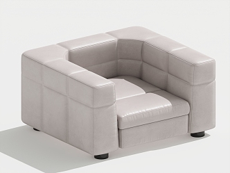 Modern Single Sofa Single Leisure Chair 3d model