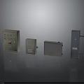 Industrial Electrical Control Boxes With Metal Enclosures And Various Sizes