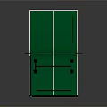 Green Table Tennis Table With Net And Wheels For Sports Equipment