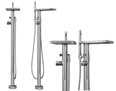 Modern Stainless Steel Faucet Designs for Kitchen and Bathroom Decor 3d model