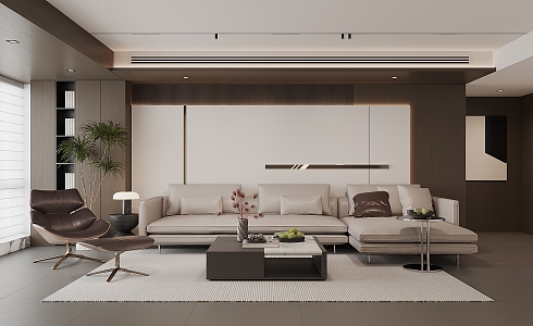 Home Living Room 3d model