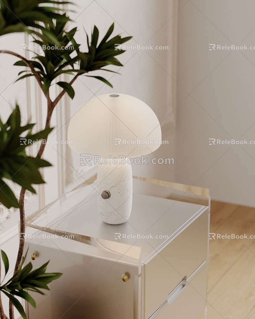 Table lamp table lamp side model