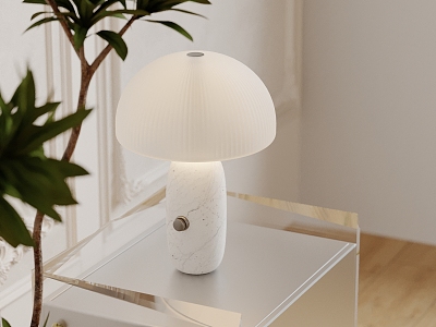 Table lamp table lamp side model