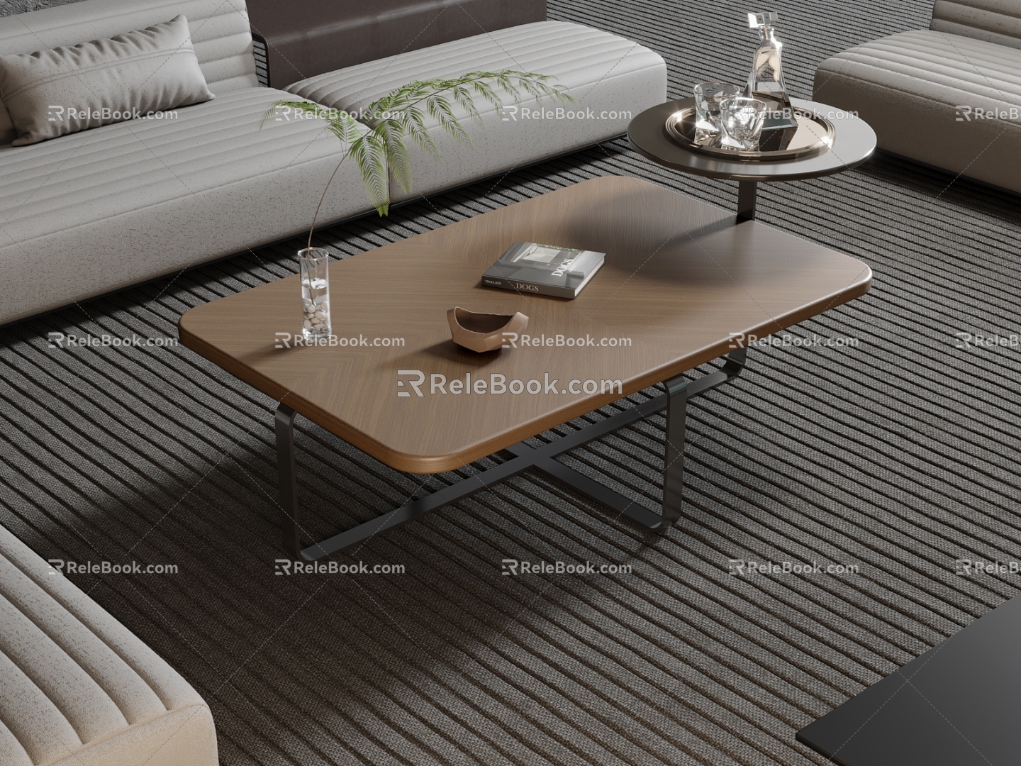 Modern Simple Coffee Table model