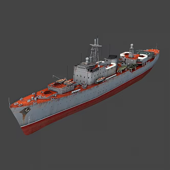 Industrial LOFT Battleship Ugla Cruiser 3d model