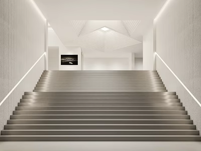 Modern Exhibition Hall Photography Hall 3d model