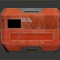 Red Emergency Medical Equipment Case With Cross Symbol Durable Design And Portable Handle