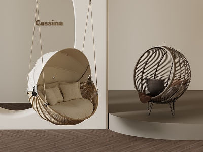 Swing Chair Hanging Chair 3d model