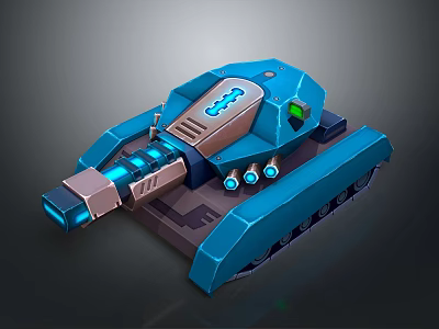 Sci-fi Tank Cartoon Tank Sci-fi Vehicle Sci-fi Vehicle World of Tanks Tank War Anime Tank 3d model