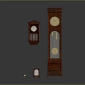 Elegant Vintage Wooden Clocks Furniture Including Grandfather Wall And Table Designs